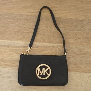 Black Michael Kors Mini Bag/Wristlet